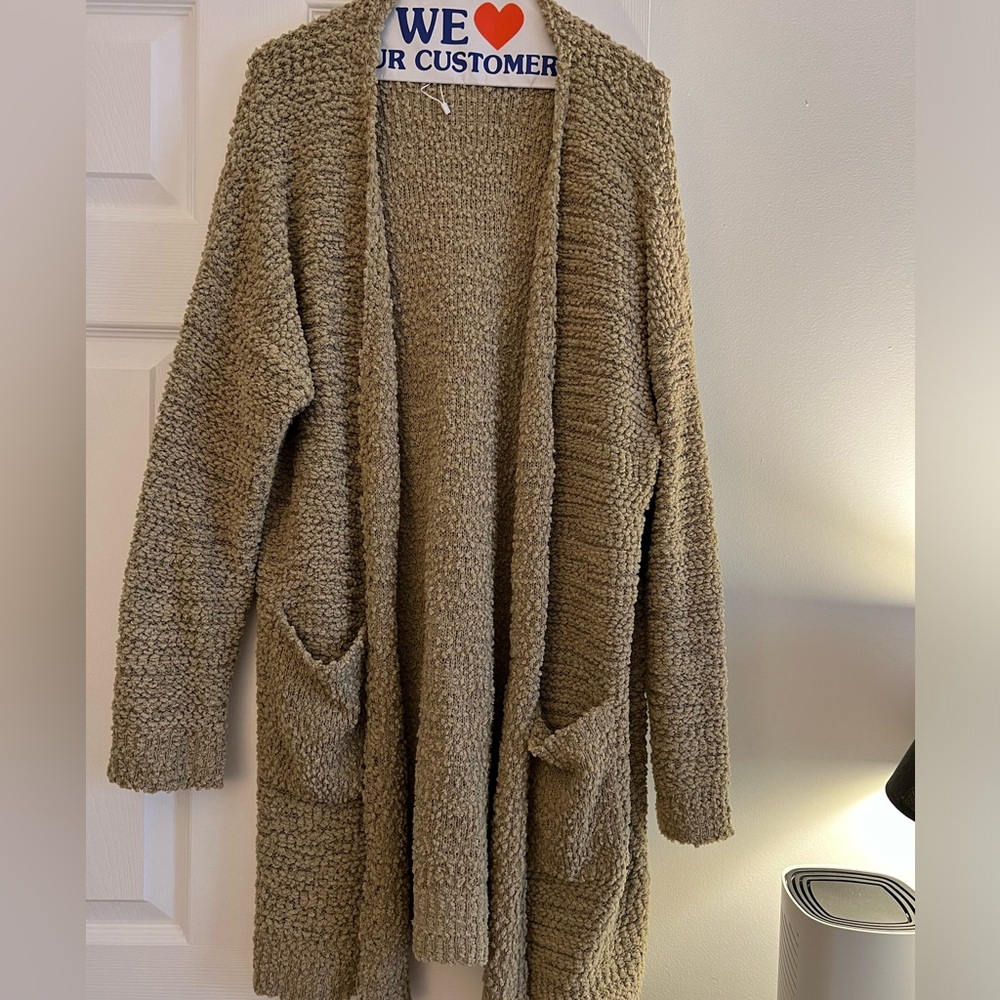Large 2 pocket tan duster